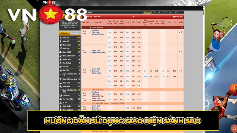 Hướng dẫn sử dụng giao diện Sảnh SBO